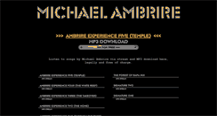Desktop Screenshot of michaelambrire.com